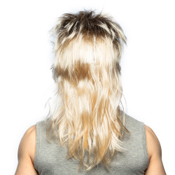 Pánská paruka rokerská blond dlouhá